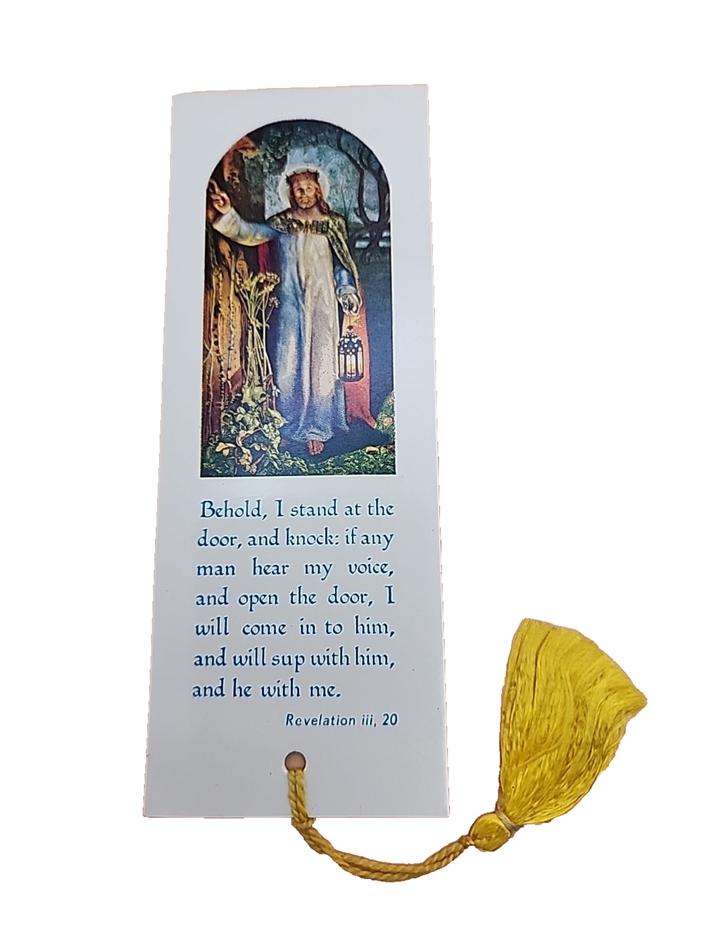 Bookmark St Paul's Cathedral - Revelations iii, 20, Light of the World Vintage